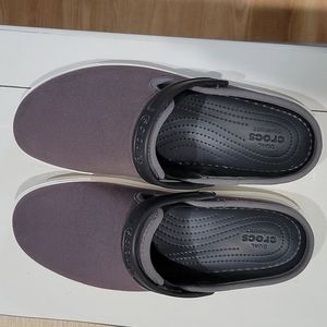 Men's slip on Crocs, size 10